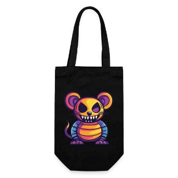 Mouse Halloween Comic Funny - Gift Bag for Bottles - black - Front