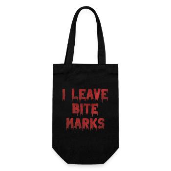 Traces de sang de la marque de morsure - Sac à bouteille - noir - Devant