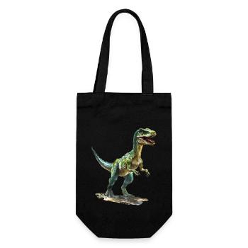The extinction of the dinosaurs - Gift Bag for Bottles - black - Front