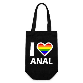 I love anal - Sac à bouteille - noir - Devant