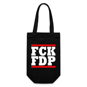 Fck fdp - Sac à bouteille - noir - Devant