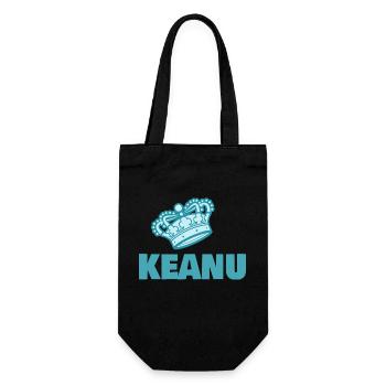 First name Keanu - Gift Bag for Bottles - black - Front