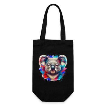 Koala - Gift Bag for Bottles - black - Front