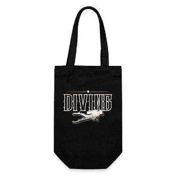 Dive - Gift Bag for Bottles - black - Front