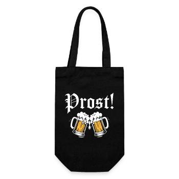 Prost! - Gift Bag for Bottles - black - Front