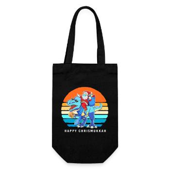 Hanoukka Hanoukka Hanoukka Noël - Sac à bouteille - noir - Devant