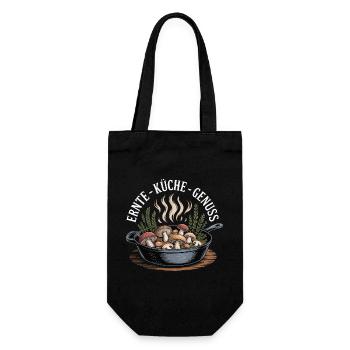 Cueillette de champignons Cueillette de champignons Chasseurs de champignons Forêt - Sac à bouteille - noir - Devant