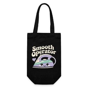 Kawaii Household Iron - Gift Bag for Bottles - black - Front
