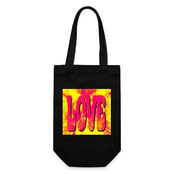 Love Pop Art Explosion - Sac à bouteille - noir - Devant