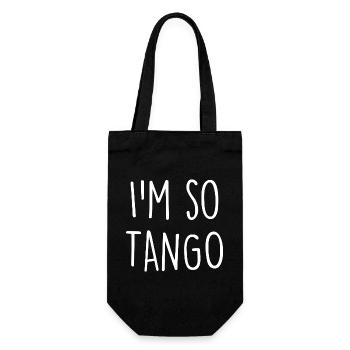 Danseur de tango - Sac à bouteille - noir - Devant