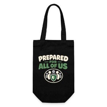 Planificateur d’urgence pour la Provision Familiale - Sac à bouteille - noir - Devant