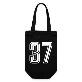 37 - Gift Bag for Bottles - black - Front