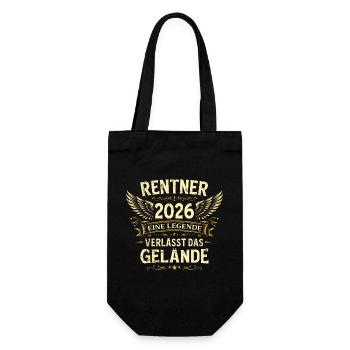 Pension Gift Man Retraite retraite 2026 Drôle - Sac à bouteille - noir - Devant