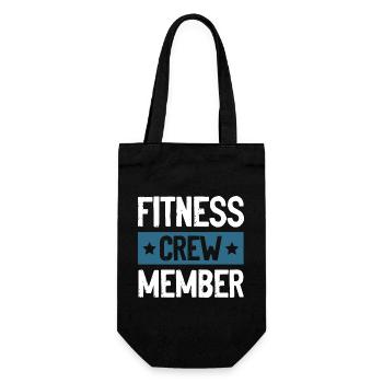 Fitness Crew - Gift Bag for Bottles - black - Front