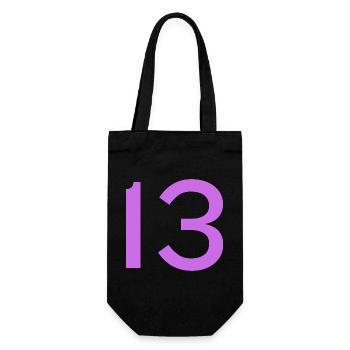 13 - Gift Bag for Bottles - black - Front