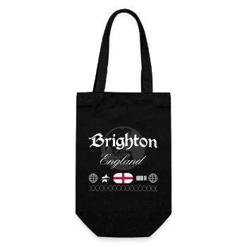 Souvenir de voyage streetwear de Brighton, Angleterre - Sac à bouteille - noir - Devant