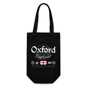 Oxford England Streetwear Reise Souvenir - Geschenkbeutel für Flaschen - Schwarz - Vorne