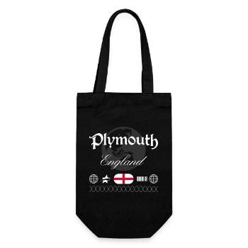 Souvenir de voyage streetwear de Plymouth en Angleterre - Sac à bouteille - noir - Devant