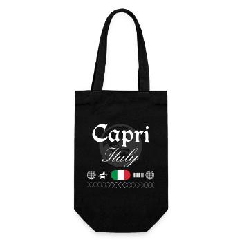 Souvenir de voyage streetwear Capri Italie - Sac à bouteille - noir - Devant