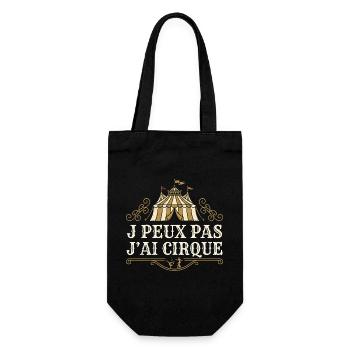 J PEUX PAS J AI CIRQUE - Sac à bouteille - noir - Devant