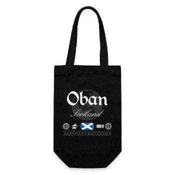 Oban Scotland Streetwear Travel Souvenir - Gift Bag for Bottles - black - Front