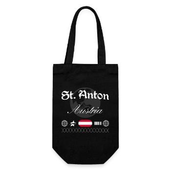St. Anton am Arlberg Autriche Streetwear - Sac à bouteille - noir - Devant