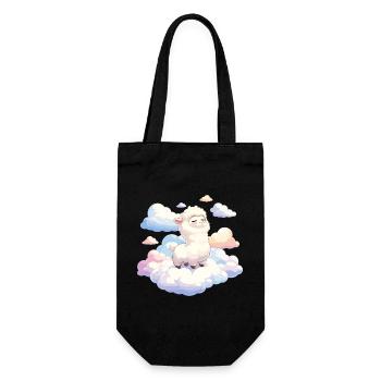 Agneau nuage dans la lumière du rêve - Sac à bouteille - noir - Devant