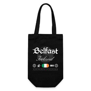 Souvenir de voyage streetwear de Belfast Ireland - Sac à bouteille - noir - Devant