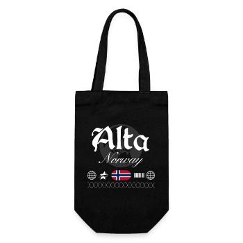 Alta Norway Streetwear Travel Souvenir - Gift Bag for Bottles - black - Front