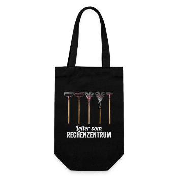 Rechenzentrum IT EDV Nerd Computer Shirt Geschenk - Geschenkbeutel für Flaschen - Schwarz - Vorne