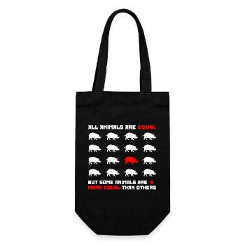 Tous les animaux sont égaux 2 - Sac à bouteille - noir - Devant