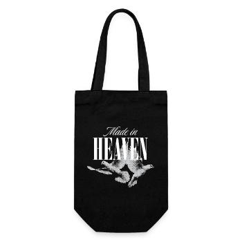 Made in Heaven - Geschenkbeutel für Flaschen - Schwarz - Vorne