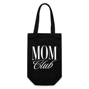 Mama Club - Geschenkbeutel für Flaschen - Schwarz - Vorne