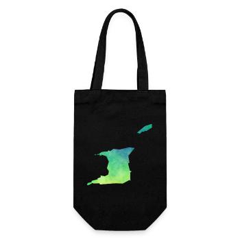 Trinidad and Tobago - Gift Bag for Bottles - black - Front