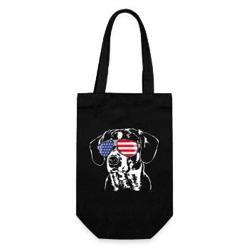 BUNNY DOGGY Drapeau américain USA Wilsigns - Sac à bouteille - noir - Devant