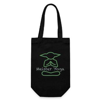 Maître Yoga - Sac à bouteille - noir - Devant