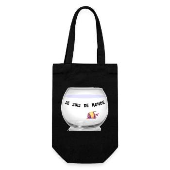 Poisson - Sac à bouteille - noir - Devant