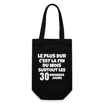 pouvoir d'achat, crise financière - Sac à bouteille - noir - Devant