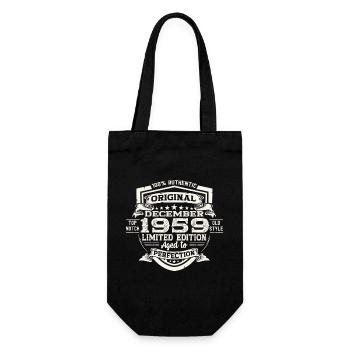 Cadeau original du 63e anniversaire de décembre 1959 - Sac à bouteille - noir - Devant