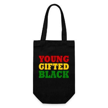 young gifted and black - Sac à bouteille - noir - Devant