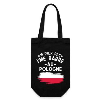 Je Peux Pas J'me Barre Au Pologne Vacances - Sac à bouteille - noir - Devant