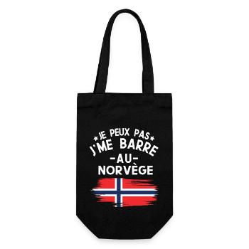 Je Peux Pas J'me Barre Au Norvège Vacances - Sac à bouteille - noir - Devant