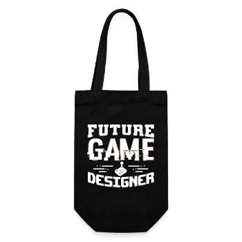 Game Designer Junge - Geschenkbeutel für Flaschen - Schwarz - Vorne