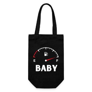 Mommy daddy baby match t shirt - Sac à bouteille - noir - Devant