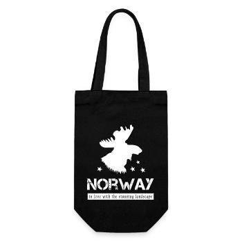 Norway norge - Gift Bag for Bottles - black - Front