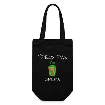j'peux pas j'ai cinéma - Sac à bouteille - noir - Devant