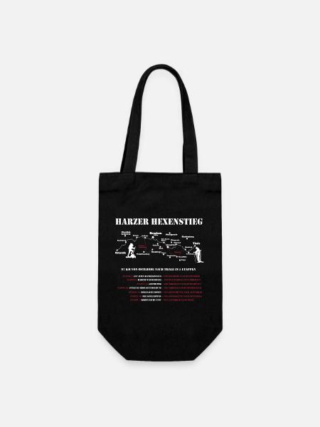 Harzer Hexenstieg Wandergruppen - 5 Etappe - Geschenkbeutel für Flaschen - Schwarz