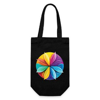 Fleur de Lotus - Méditation - Yoga - Zen - Sac à bouteille - noir - Devant