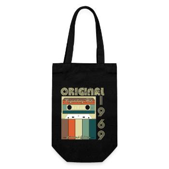 Legendary 1969 Anniversary - Gift Bag for Bottles - black - Front