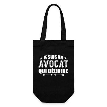 I'm a Ripping Lawyer - Lawyer Humor - Gift Bag for Bottles - black - Front